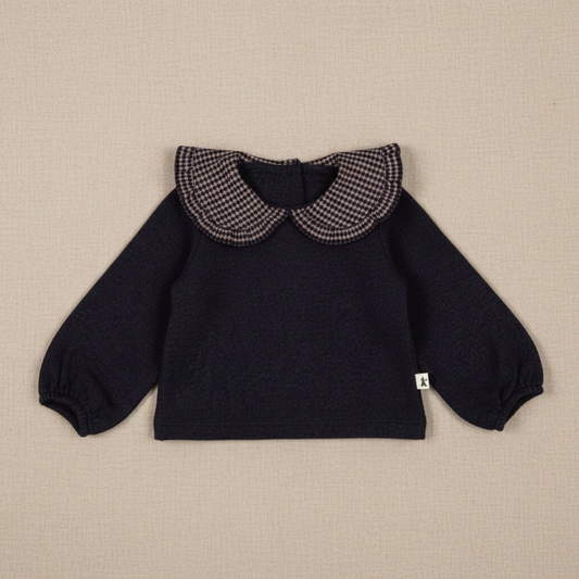 Checker Collared Sweater