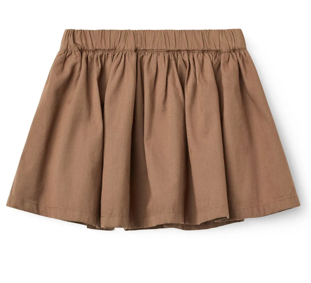 Twill Flare Skirt