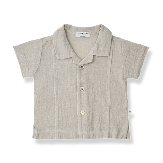 Tamariu Beige Short Sleeve Shirt