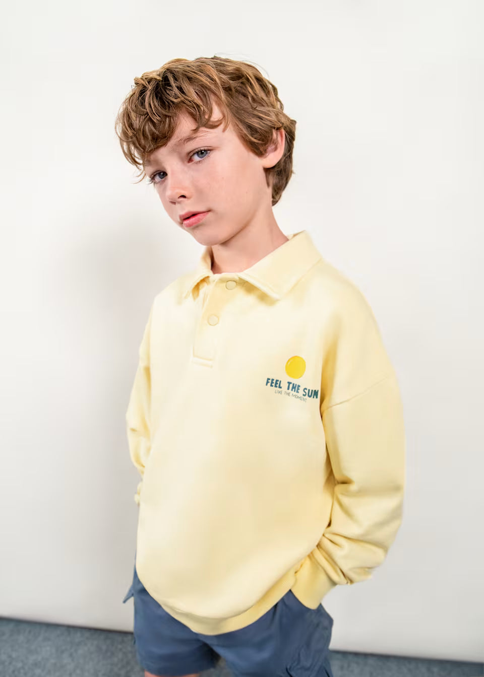 Feel The Sun Polo Sweatshirt