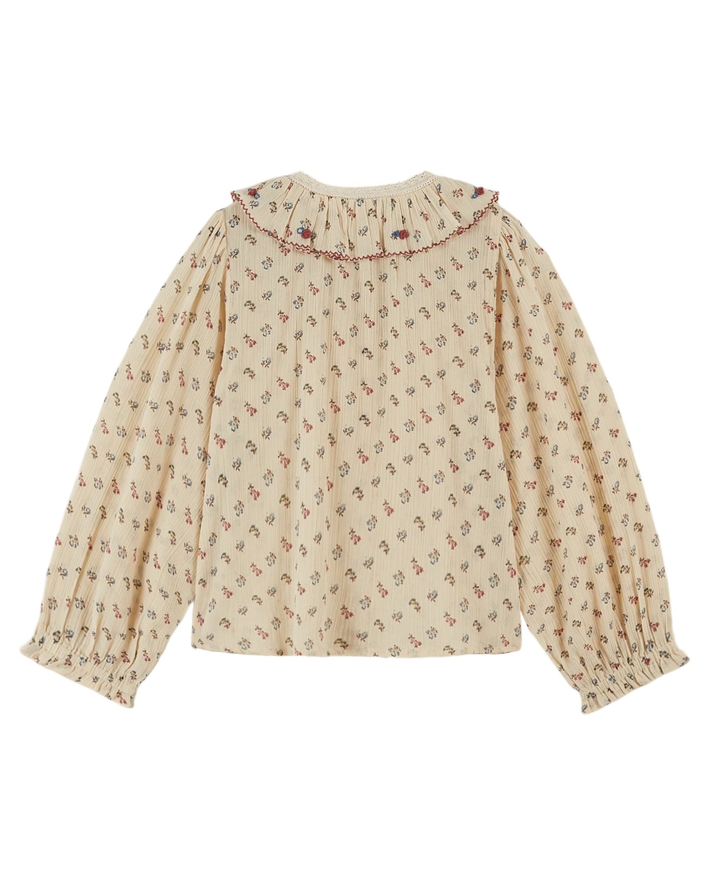 Sorgue Embroidered Floral Blouse