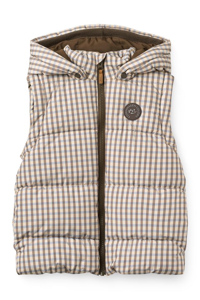 Check Puffer Jacket